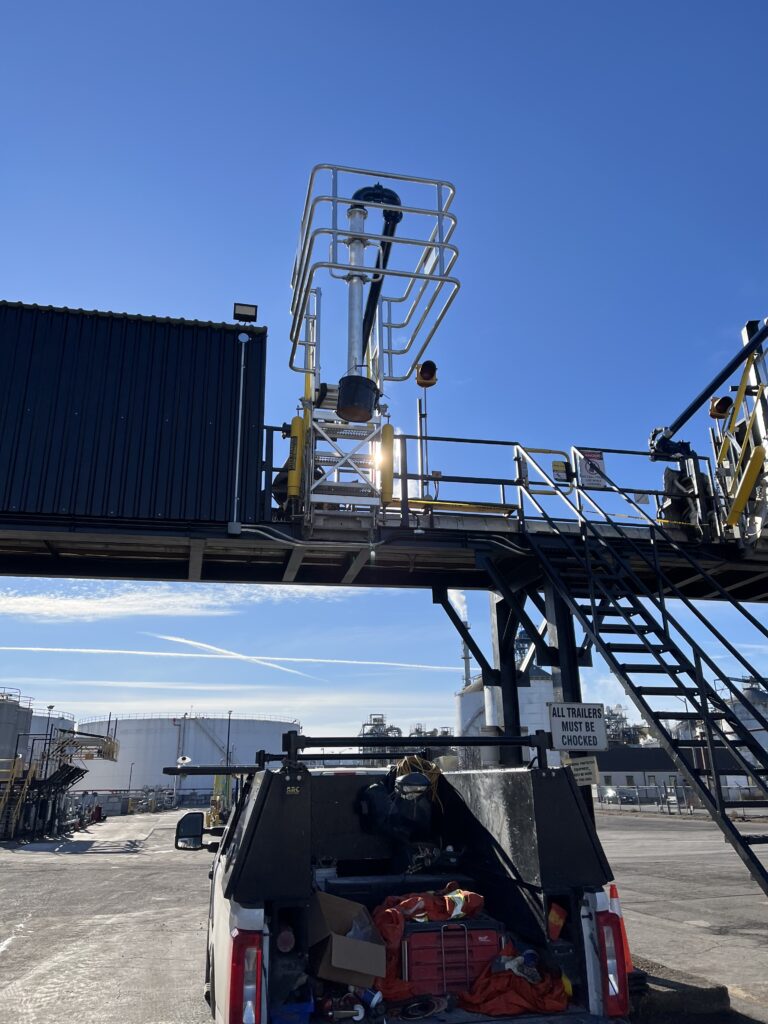 Asphalt Truck Loading Platform Retrofit & Safety Upgrade highlight image